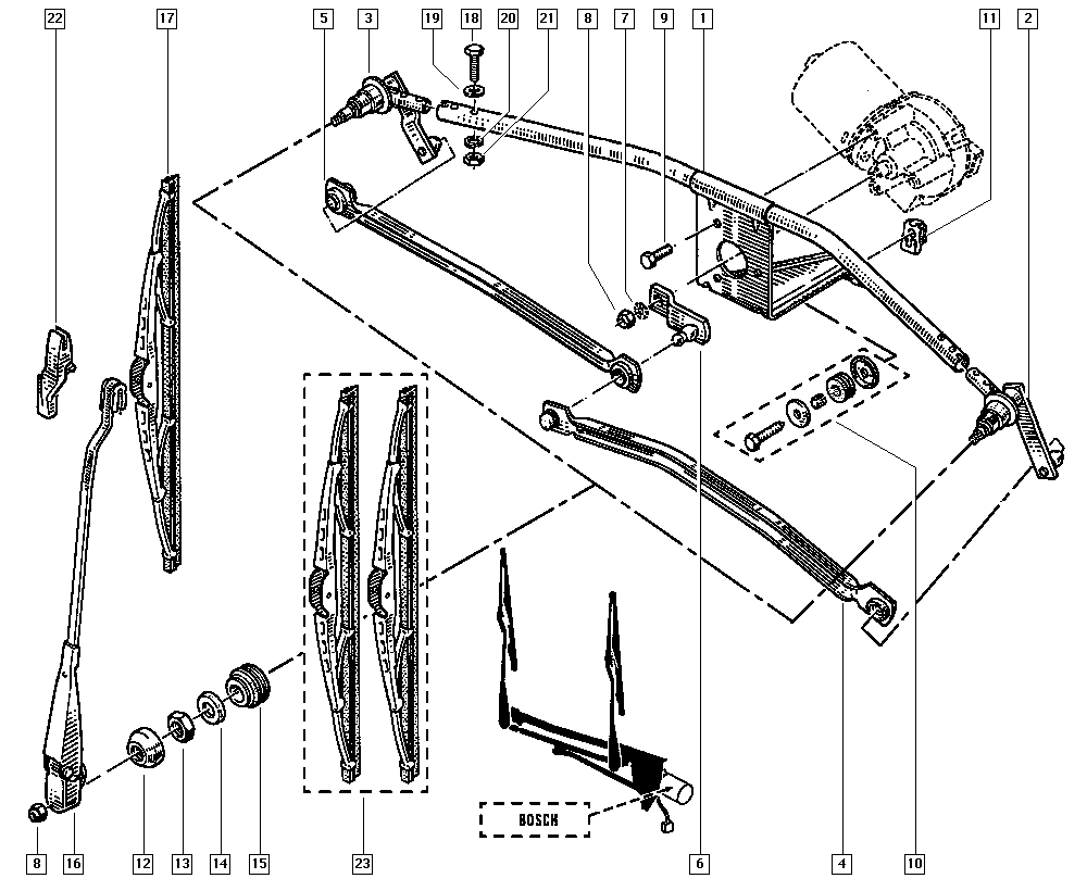 RENAULT 7701038296 - Limpiaparabrisas vegaparts.es