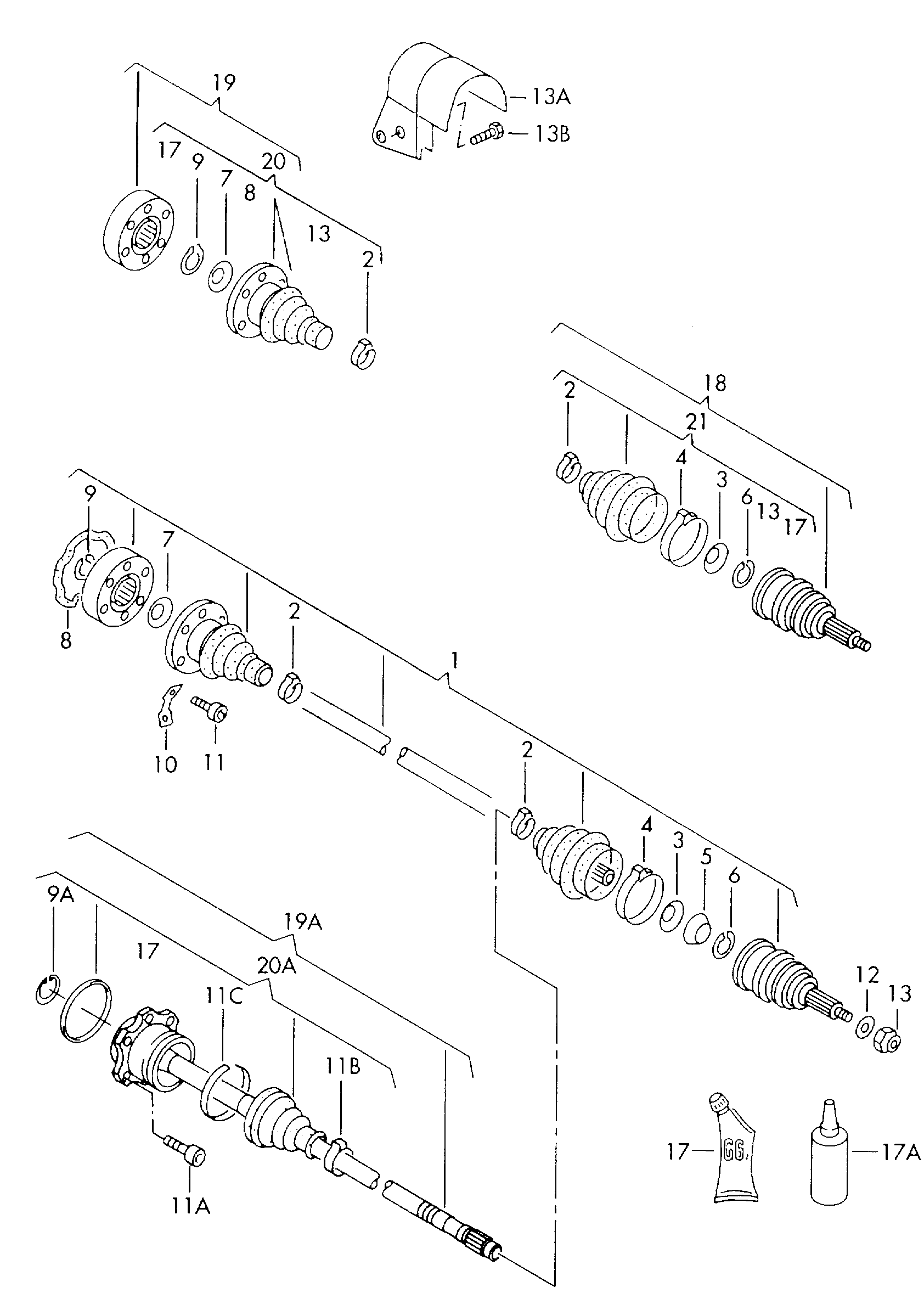 Talosa 77-18364 - Articulación, árbol de transmisión vegaparts.es