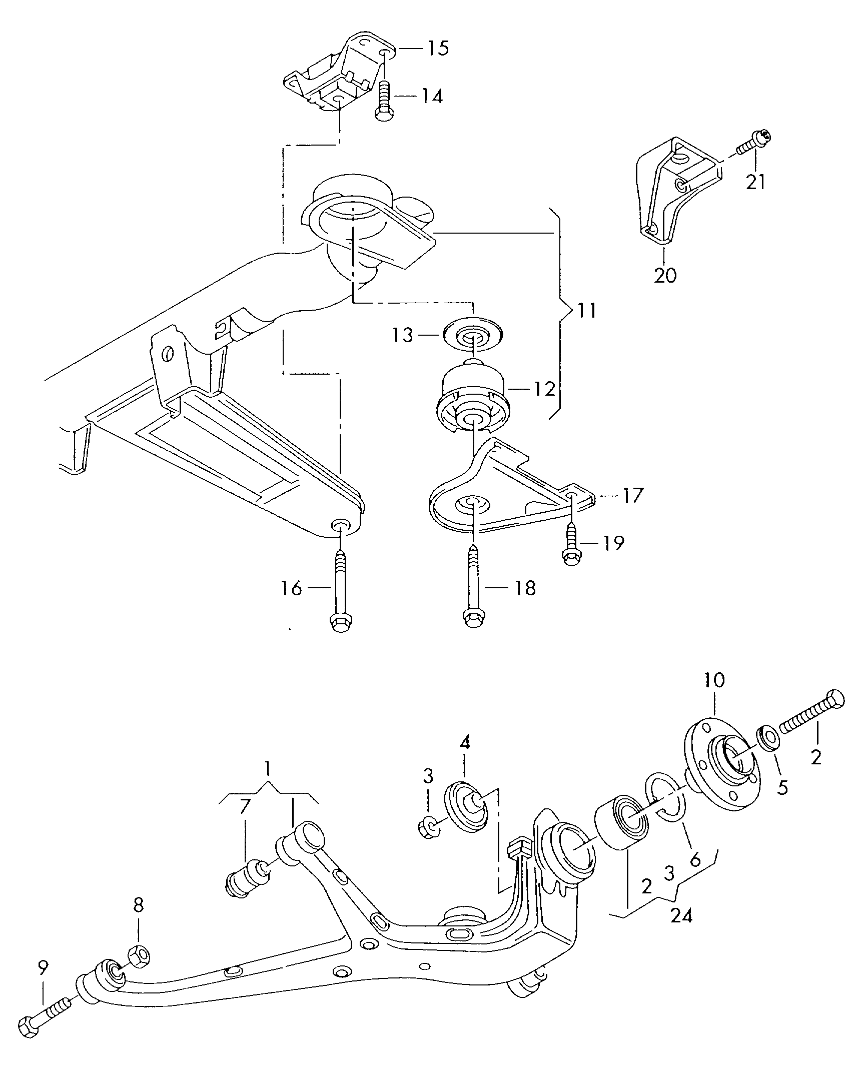 3RG 50305 - Suspensión, Brazo oscilante vegaparts.es