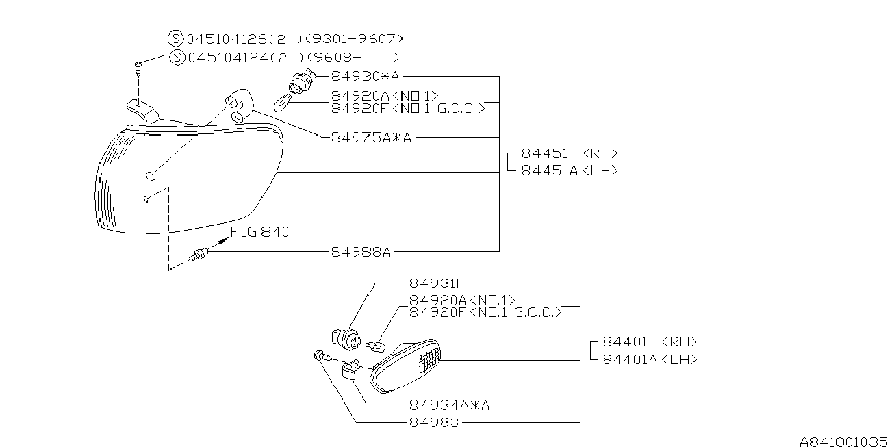 Subaru 68410-2420 - Lámpara incandescente, panel de instrumentos vegaparts.es