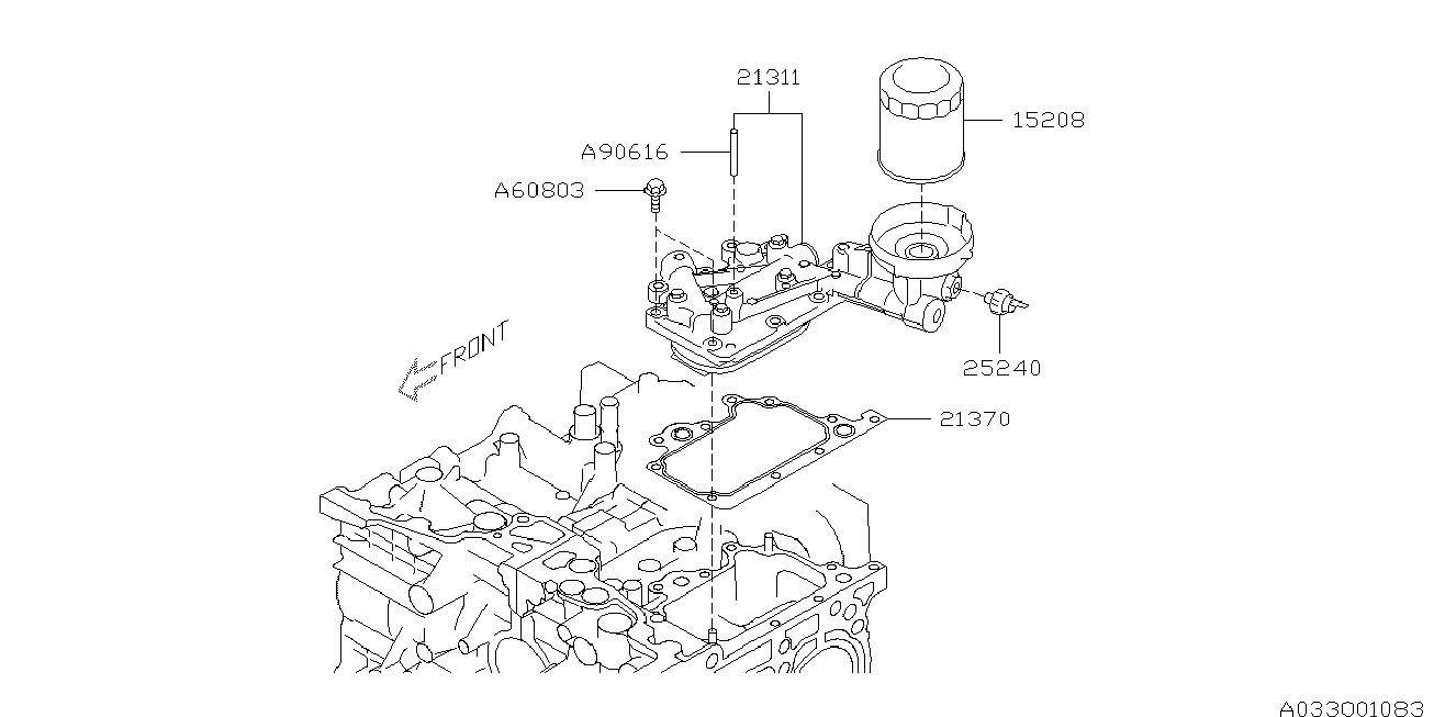 Subaru 15208-AA110 - Filtro de aceite vegaparts.es