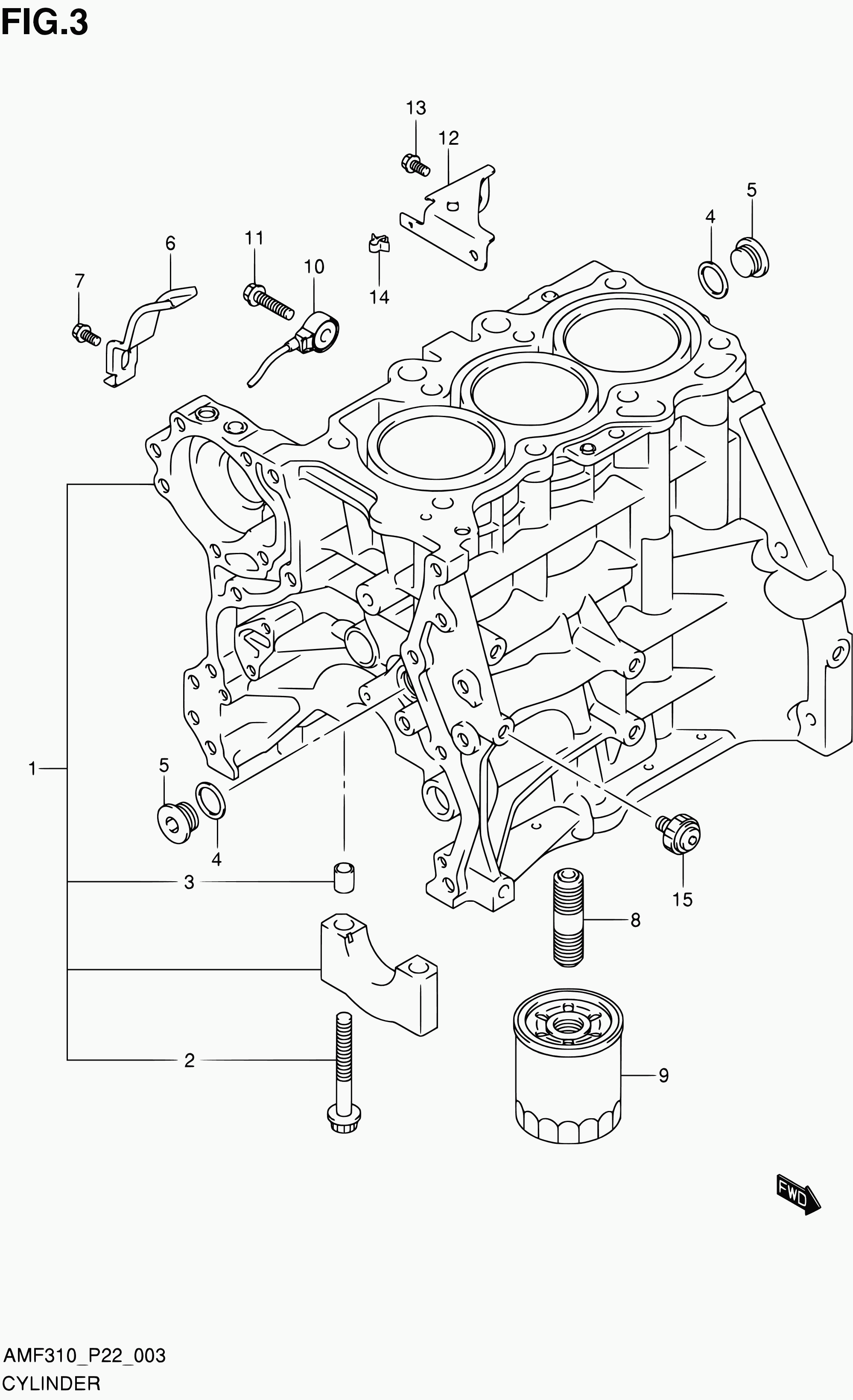 Suzuki 16510-M68K00 - Filtro de aceite vegaparts.es