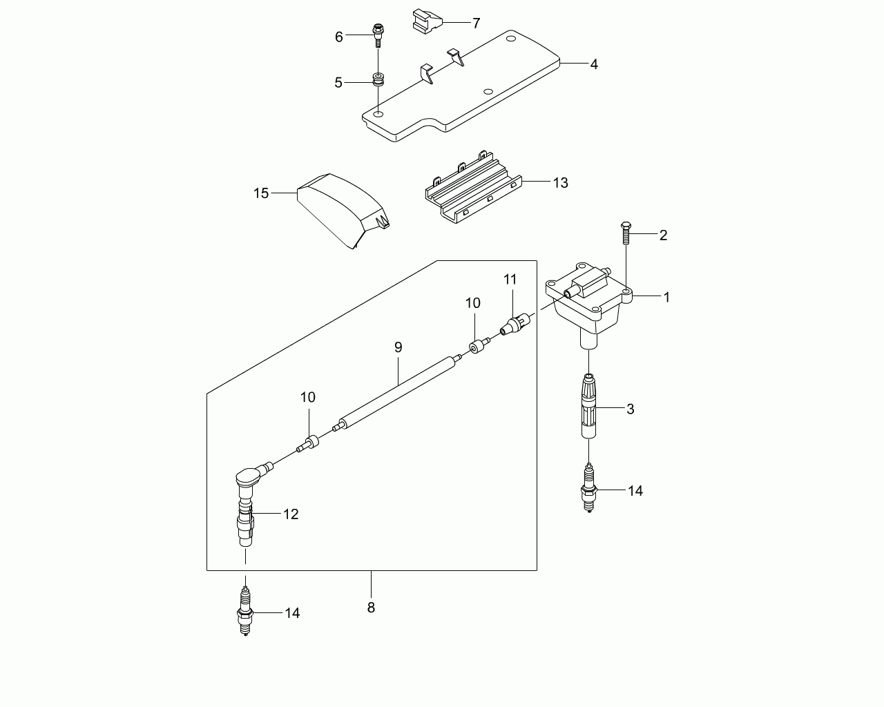 Ssangyong 003 159 67 03 - Bujía de encendido vegaparts.es