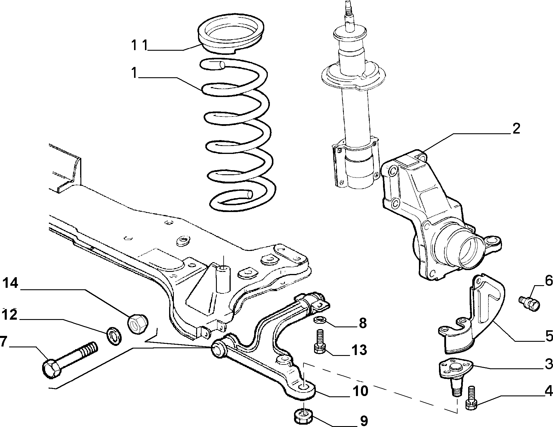 FCA 132 075 5080 - Suspensión, Brazo oscilante vegaparts.es