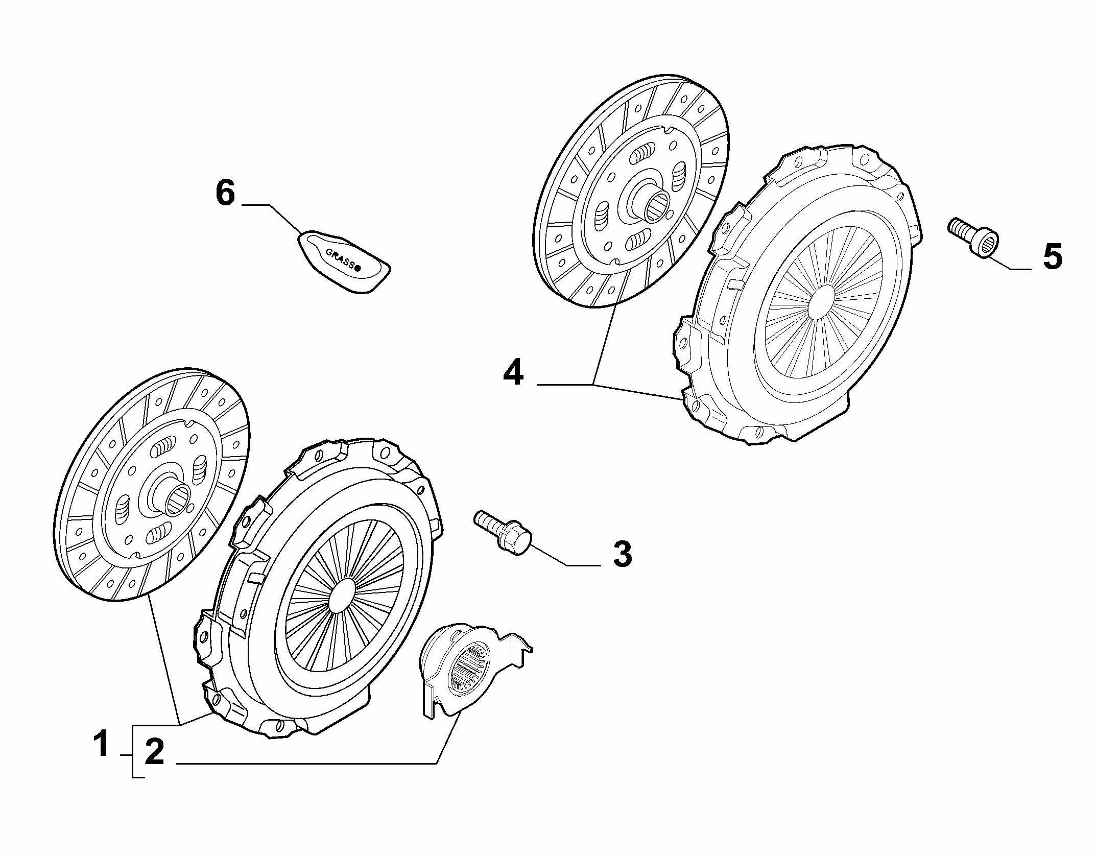 FCA 55210945 - Kit de embrague vegaparts.es