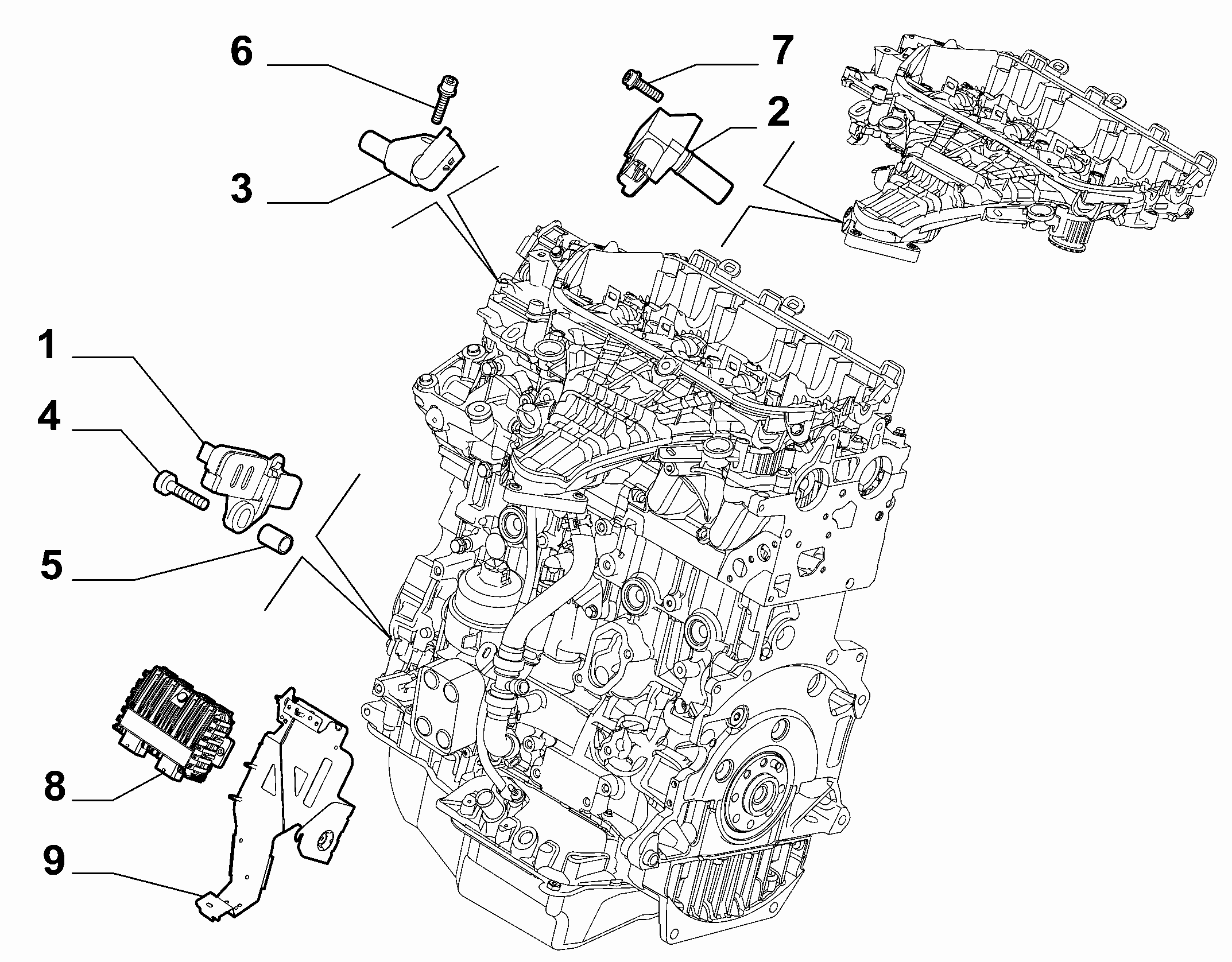 FCA 96 63 48 0880 - Sensor, presión colector de admisión vegaparts.es