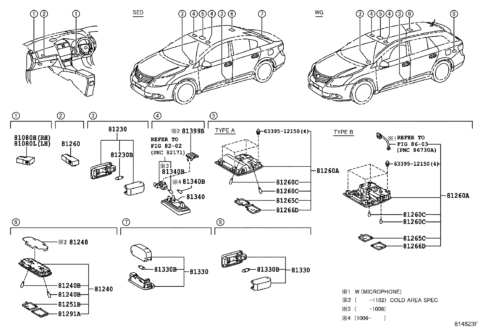 TOYOTA 90981-WE003 - Lámpara, luz de acceso vegaparts.es