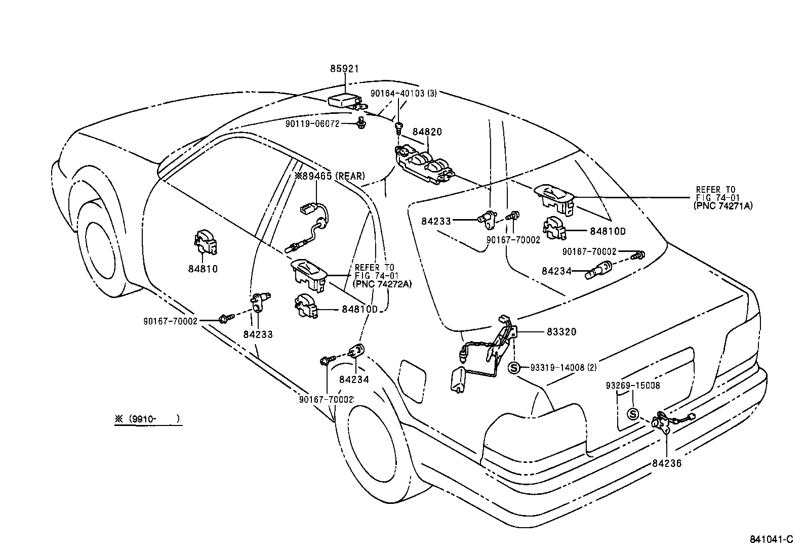 LEXUS 89465-02040 - Sonda Lambda vegaparts.es