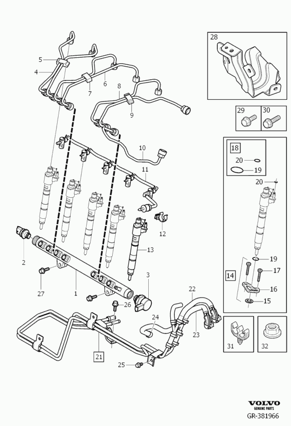 VAG 31216247 - Kit de reparación, sistema common rail vegaparts.es