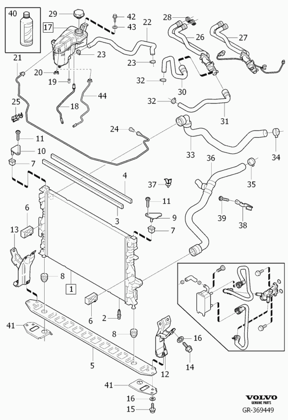 Volvo 30680002 - Tapón, depósito de refrigerante vegaparts.es