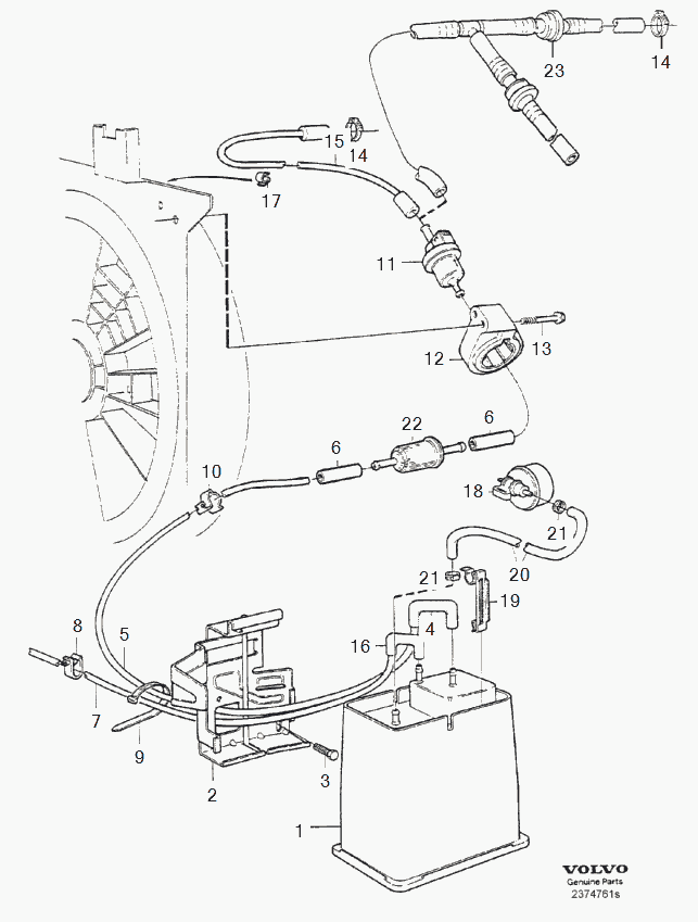 BOSCH 0 280 142 300 - Válvula de ventilación, depósito de combustible vegaparts.es