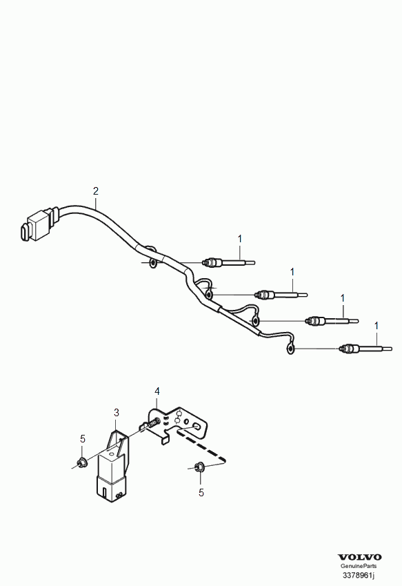 FORD 3072 5069 - Bujía de precalentamiento vegaparts.es