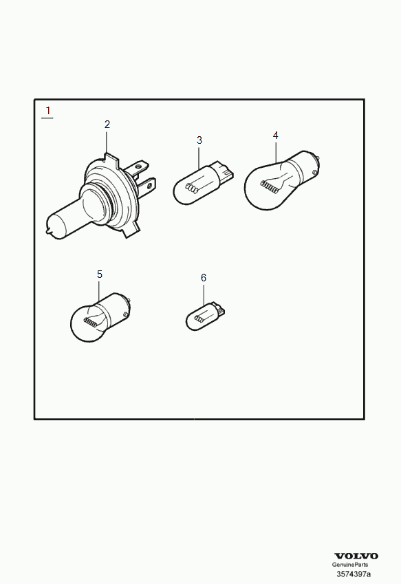 Volvo 989757 - Lámpara incandescente, panel de instrumentos vegaparts.es