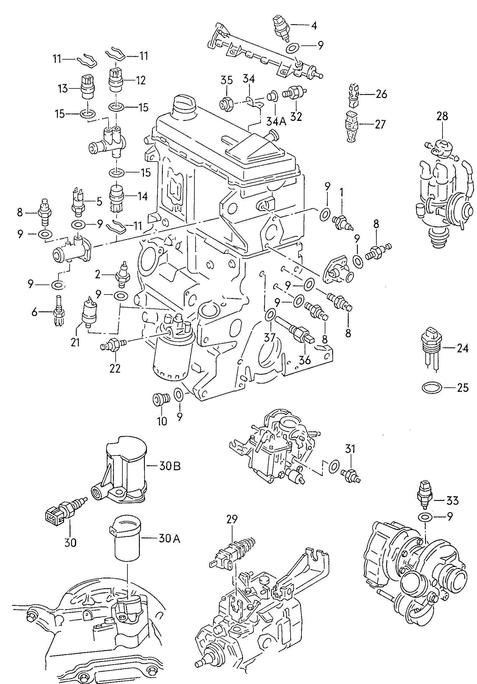 FEBI Bilstein 01569 - Sensor, nivel del refrigerante vegaparts.es