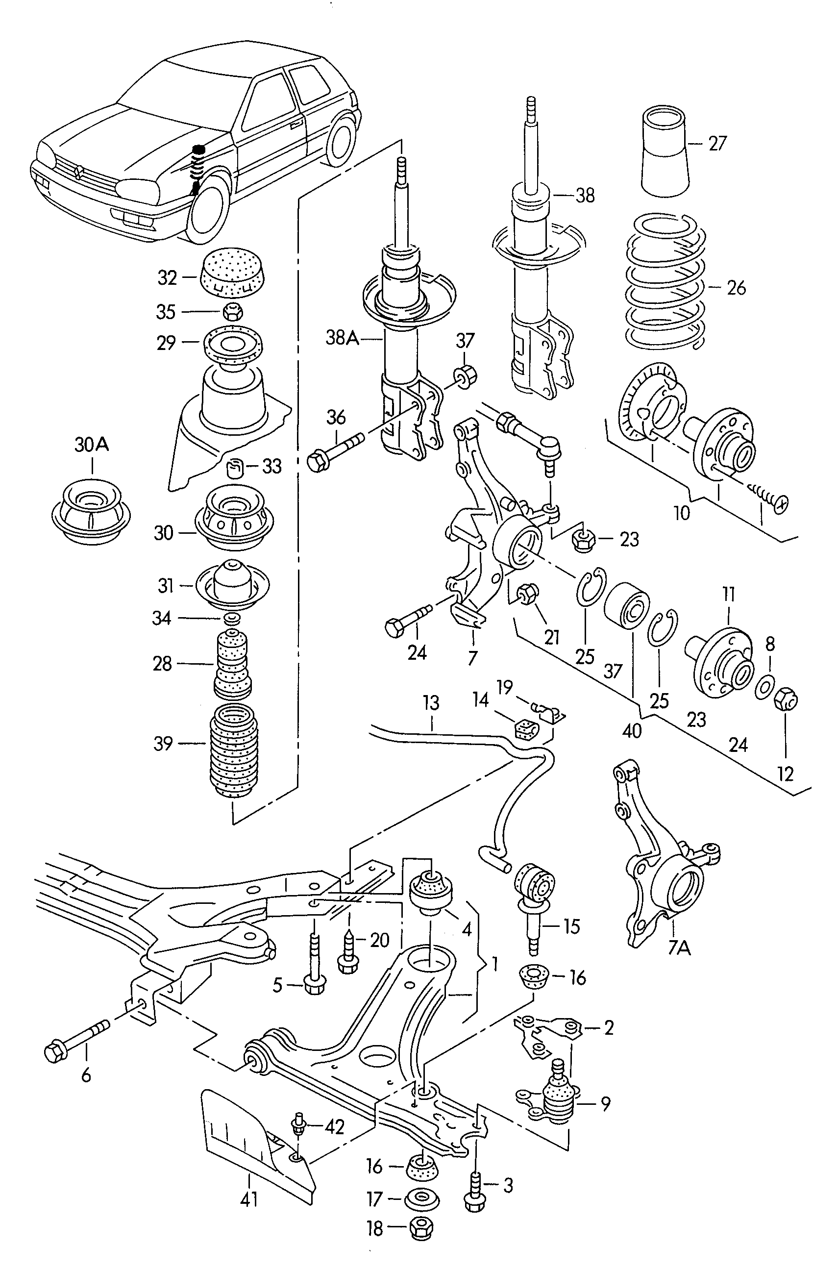 KYB SM1700 - Cojinete columna suspensión vegaparts.es