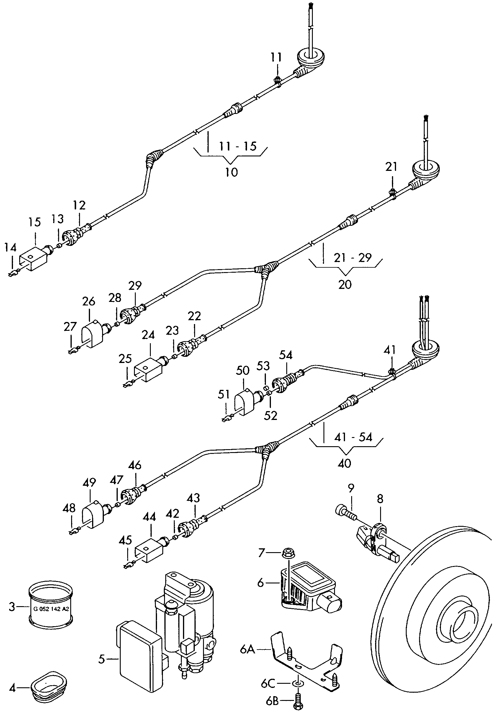 VAG 7H0927803 - Sensor, revoluciones de la rueda vegaparts.es