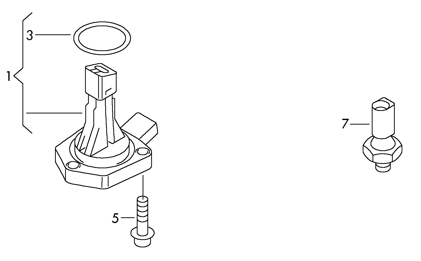 Triclo 412701 - Sensor, nivel de aceite del motor vegaparts.es