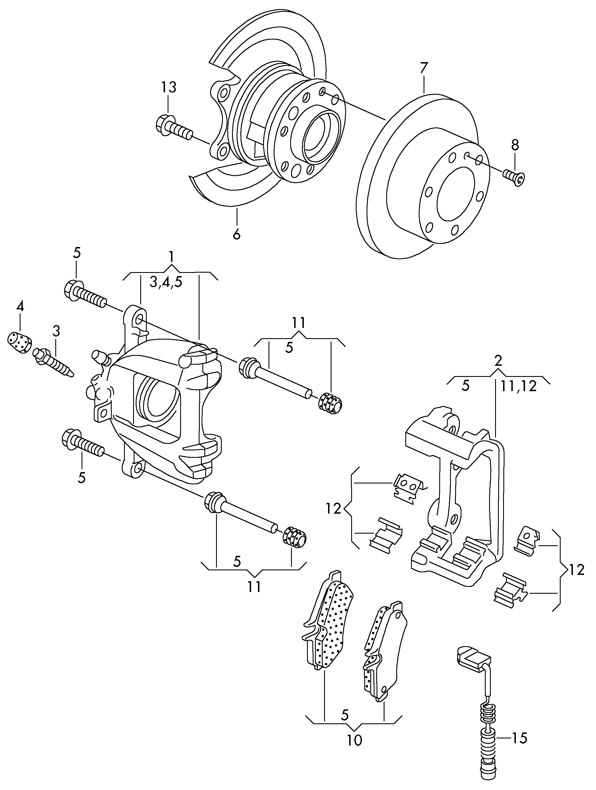 BOSCH 1 987 473 036 - Contacto de aviso, desgaste de los frenos vegaparts.es