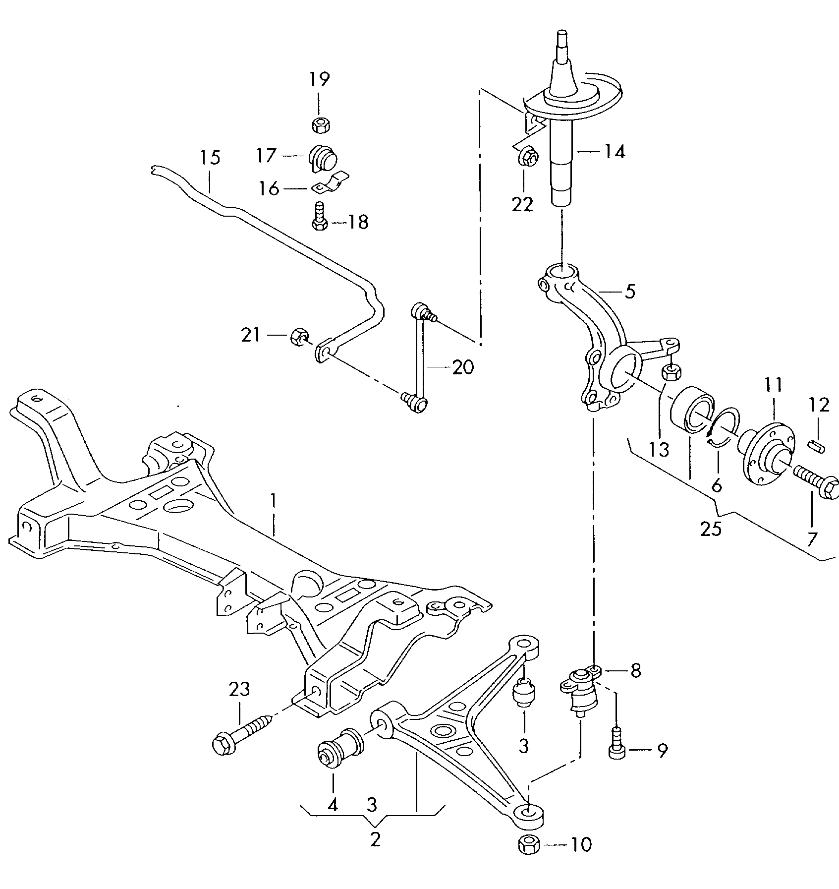 FEBI Bilstein 10021 - Suspensión, Brazo oscilante vegaparts.es