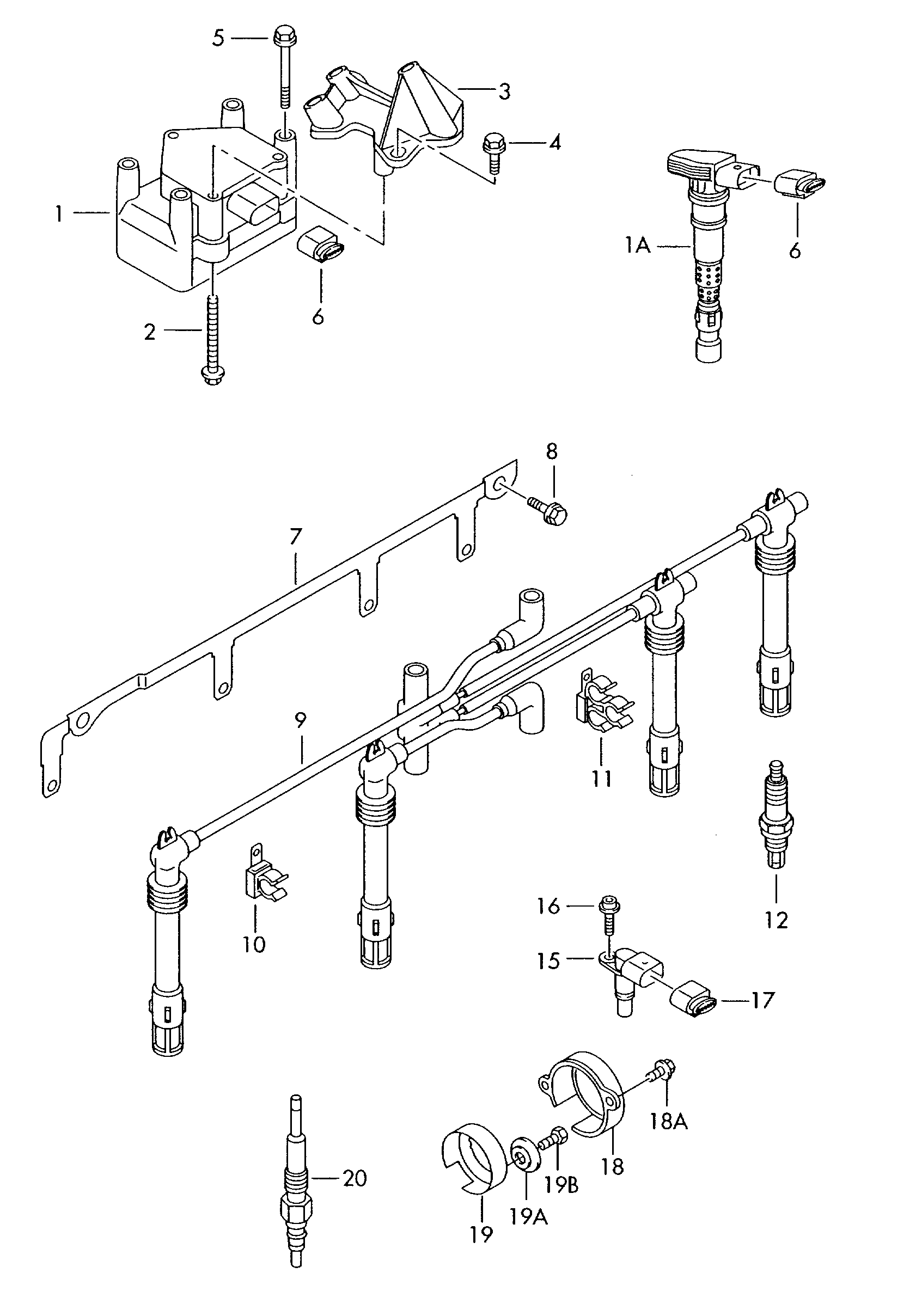 BOSCH 0 986 221 048 - Bobina de encendido vegaparts.es
