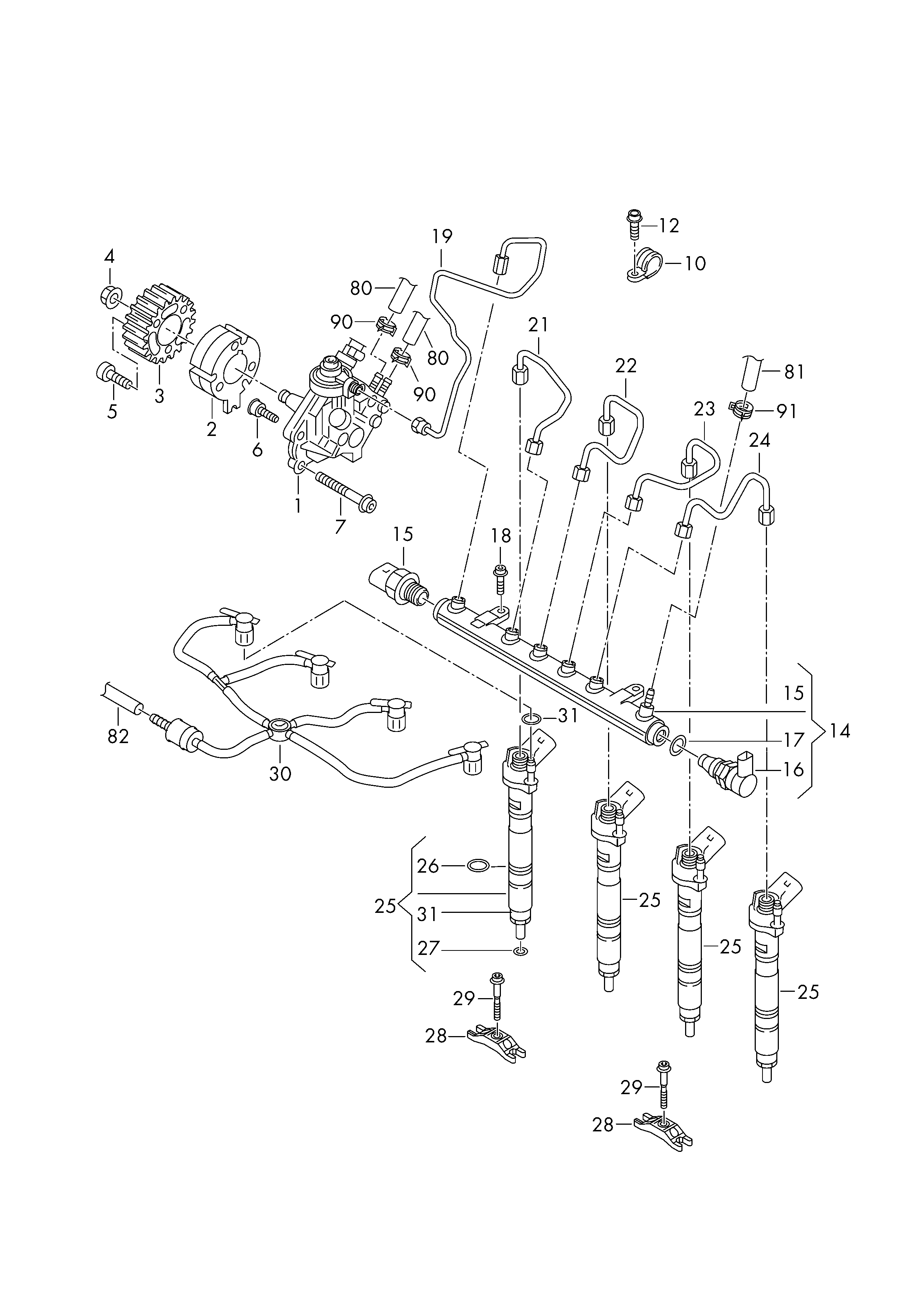 VAG WHT003187 - Tornillo, soporte inyector vegaparts.es