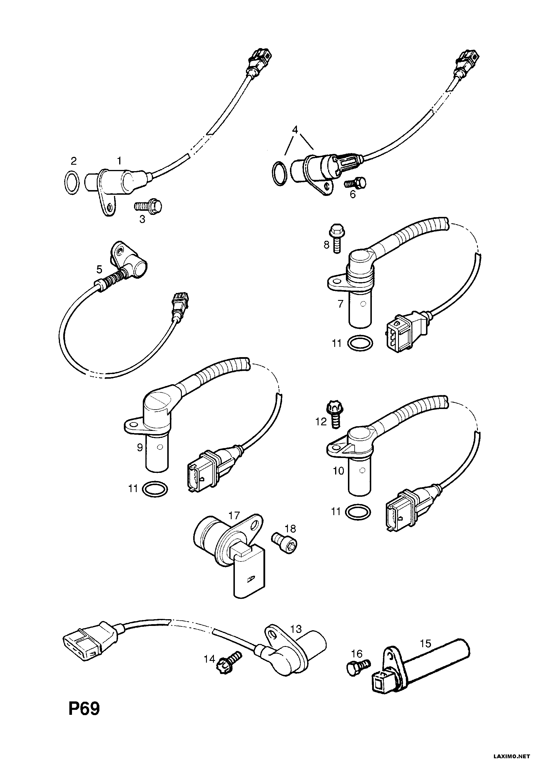 GM 12 38 914 - Sensor, velocidad / revoluciones vegaparts.es